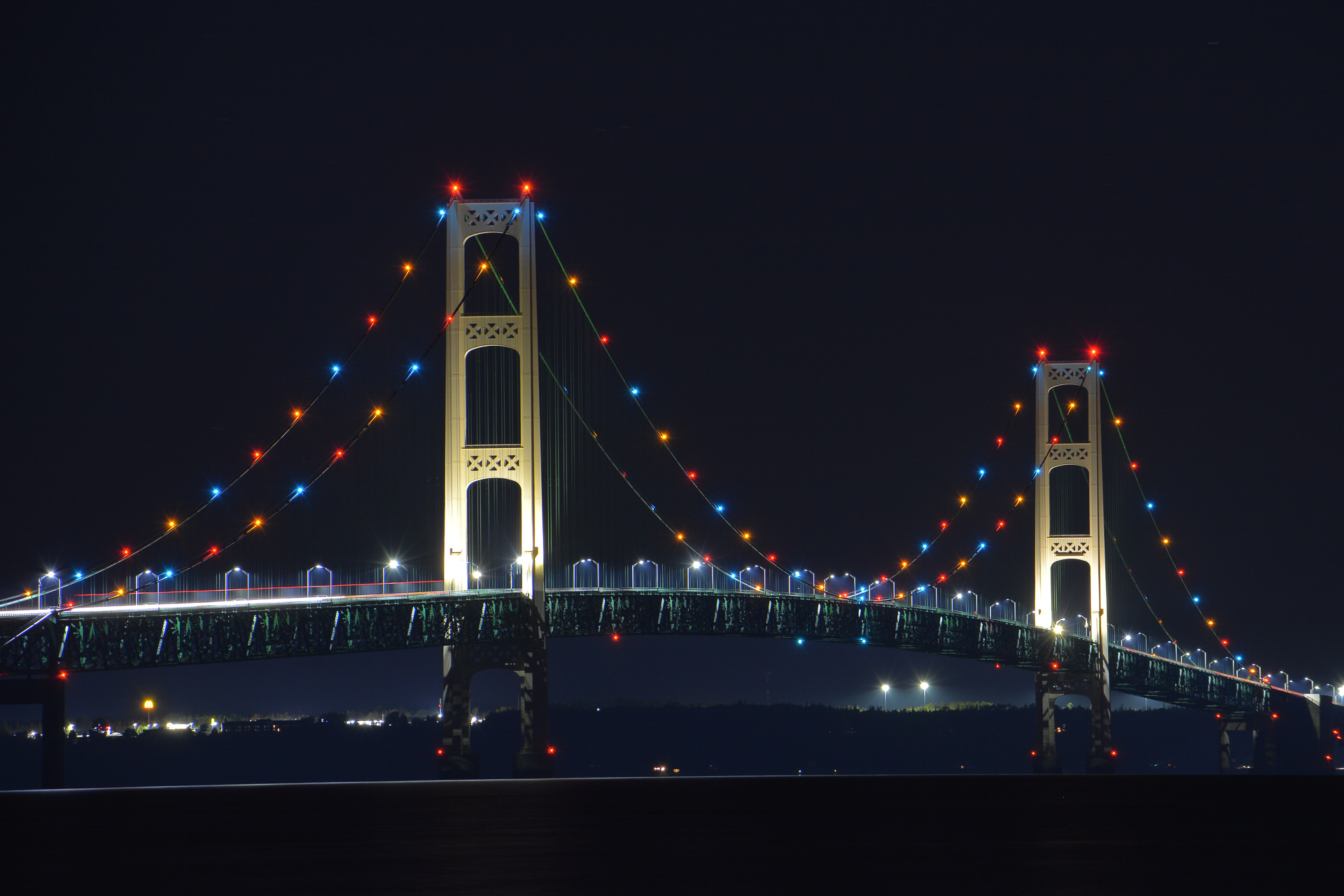 Mackinac Bridge Night